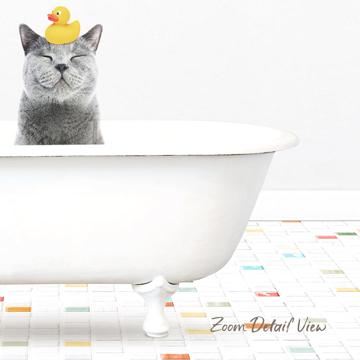 Cat - Chiclet Tile Bath