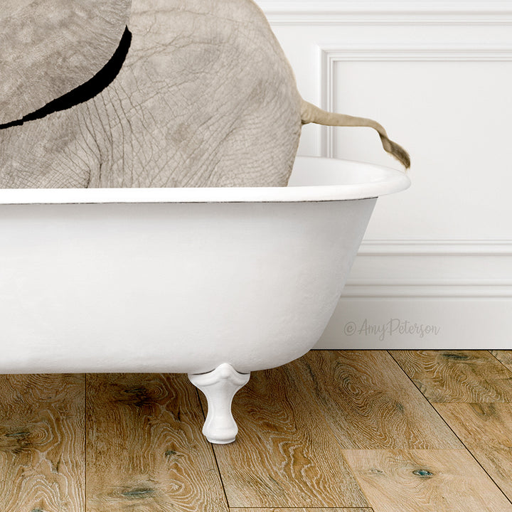 Baby Elephant No2 in Traditional Panel Bath Style