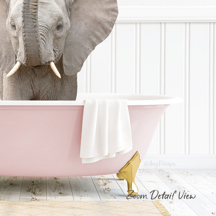 Baby Elephant No5 in Cottage Rose Bath