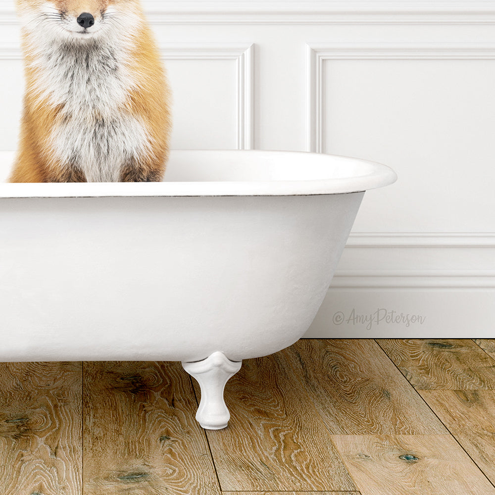 Fox in Traditional Panel Bath Style