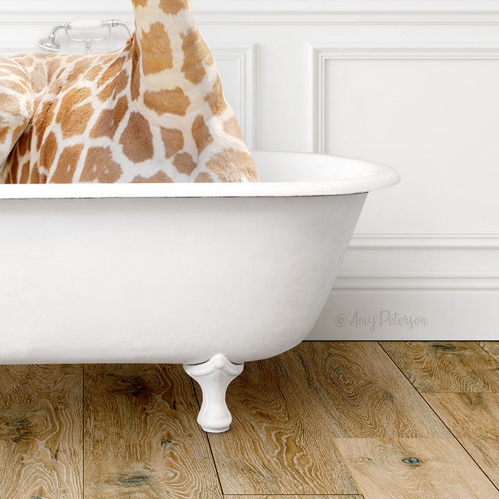 Giraffe in Traditional Panel Bath Style