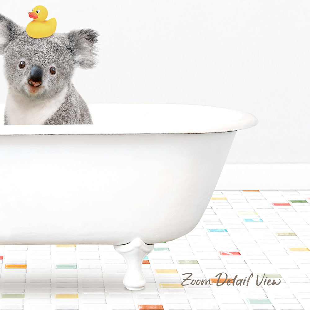 Koala Bear - Chiclet Tile Bath