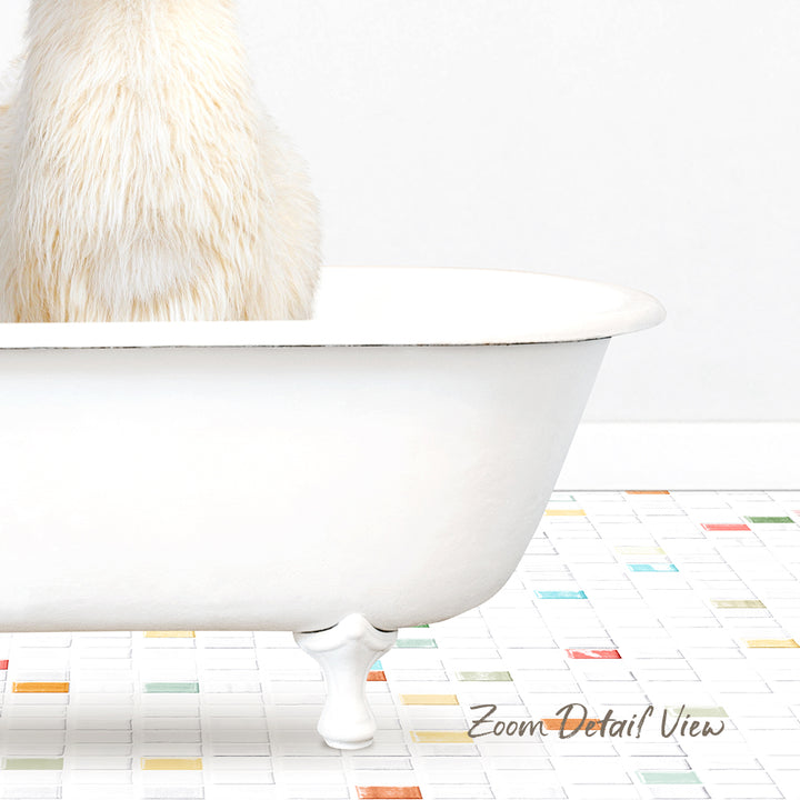 Llama - Chiclet Tile Bath