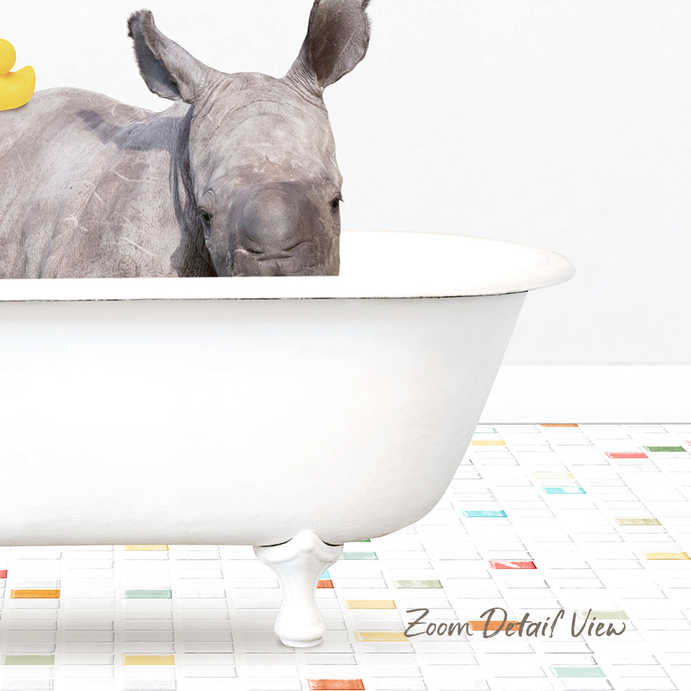 Baby Rhino - Chiclet Tile Bath