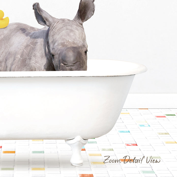 Baby Rhino - Chiclet Tile Bath