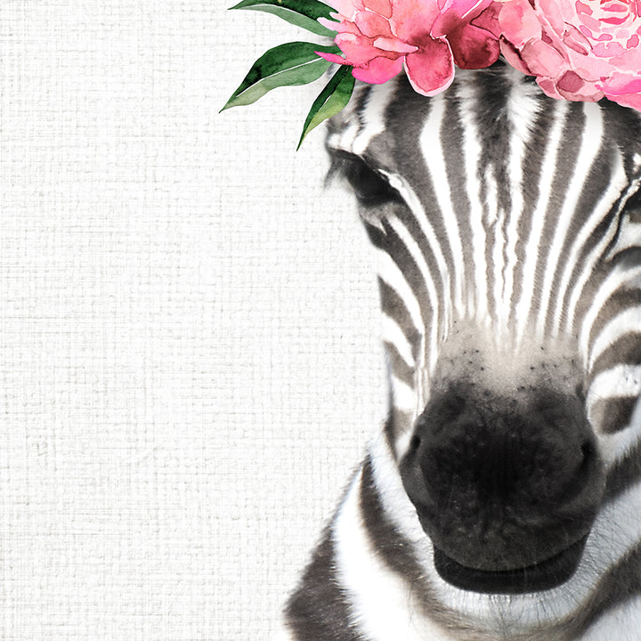 Baby Zebra Flower Crown