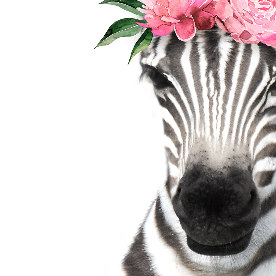 Baby Zebra Flower Crown