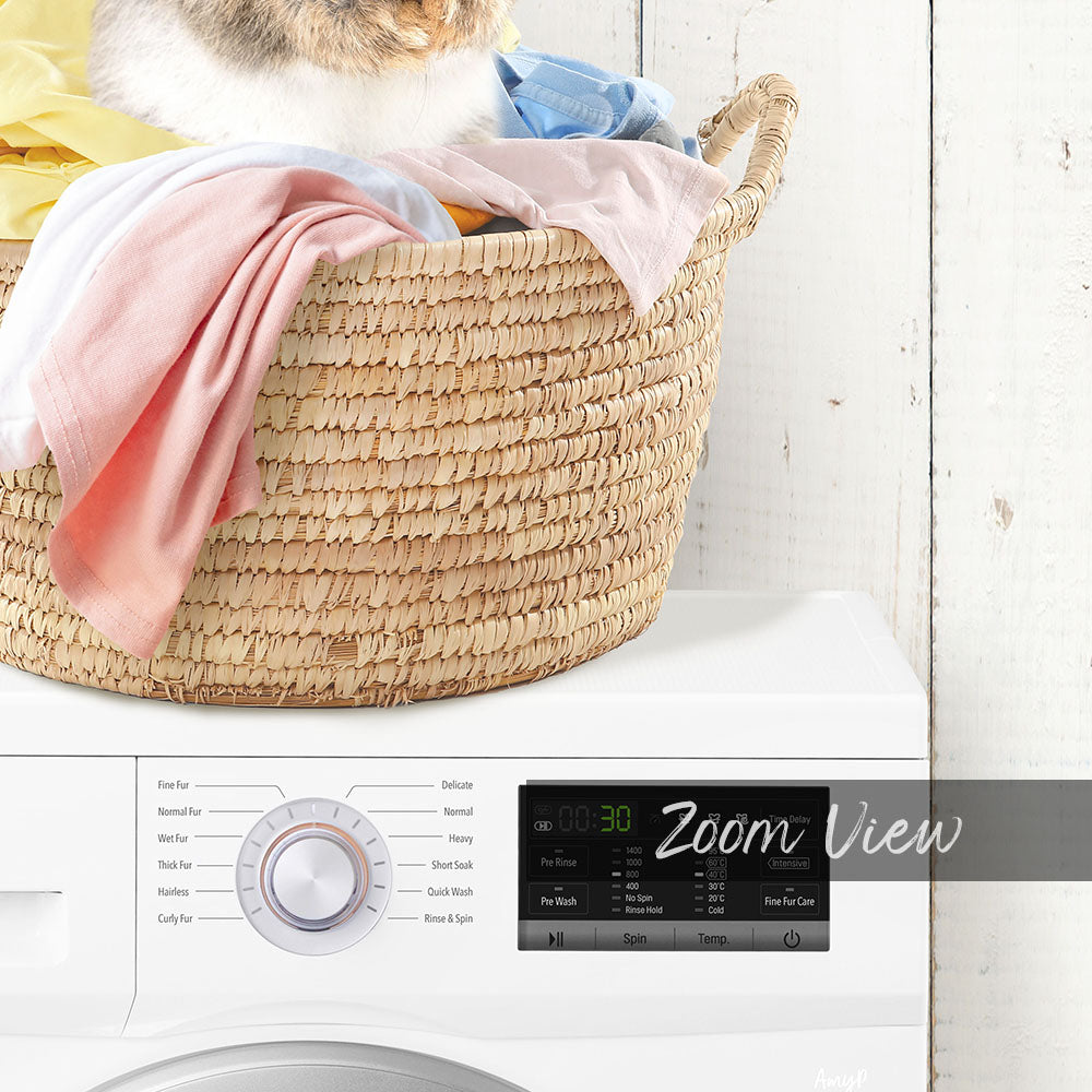 Bashful Bunny in Laundry Basket on Washing Machine- Farmhouse Wall