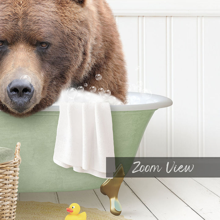 Big Bear in Cottage Green Bath