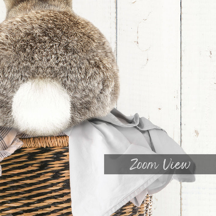 Bunnytail in Laundry Basket - Farmhouse Wall