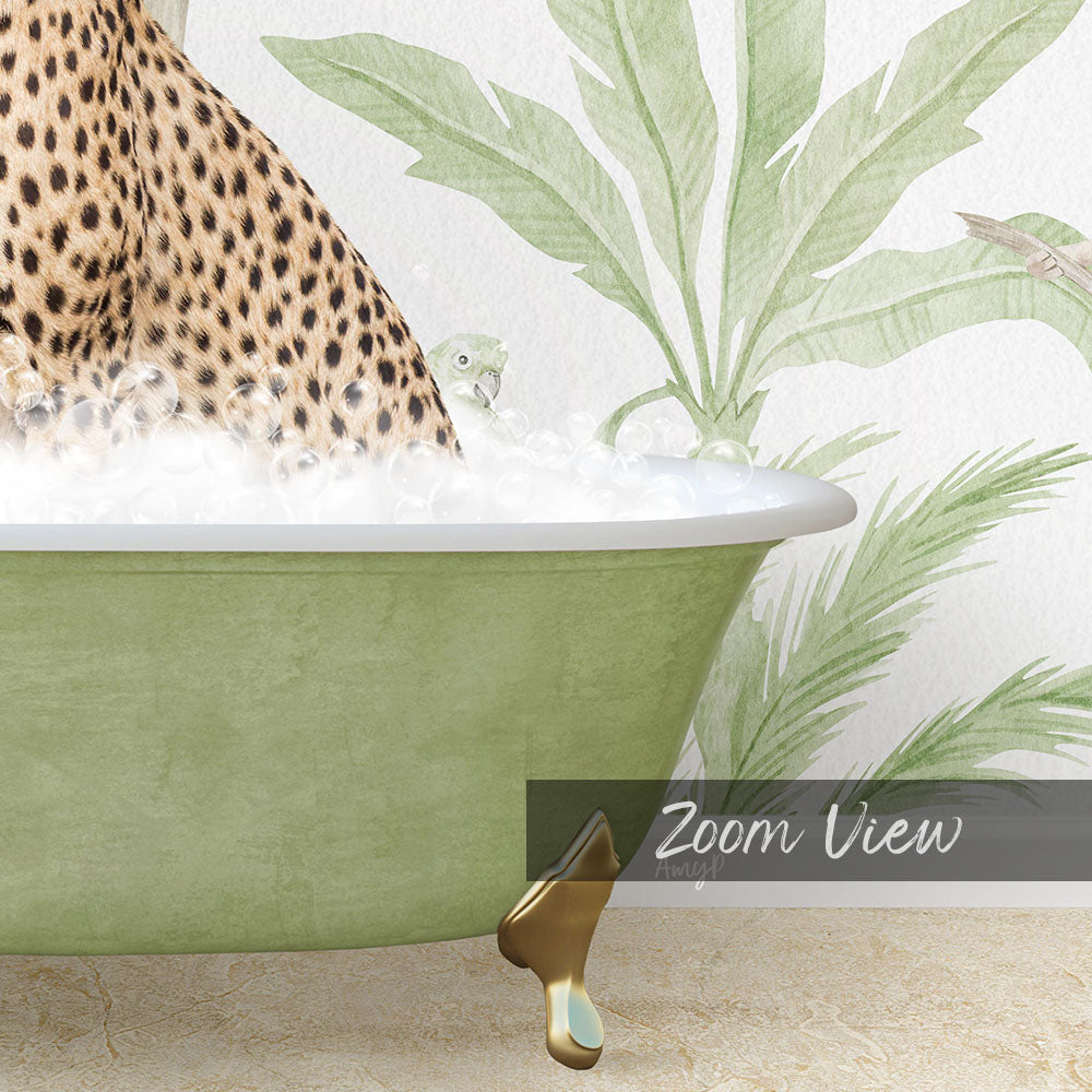 Cheetah in Safari Bath