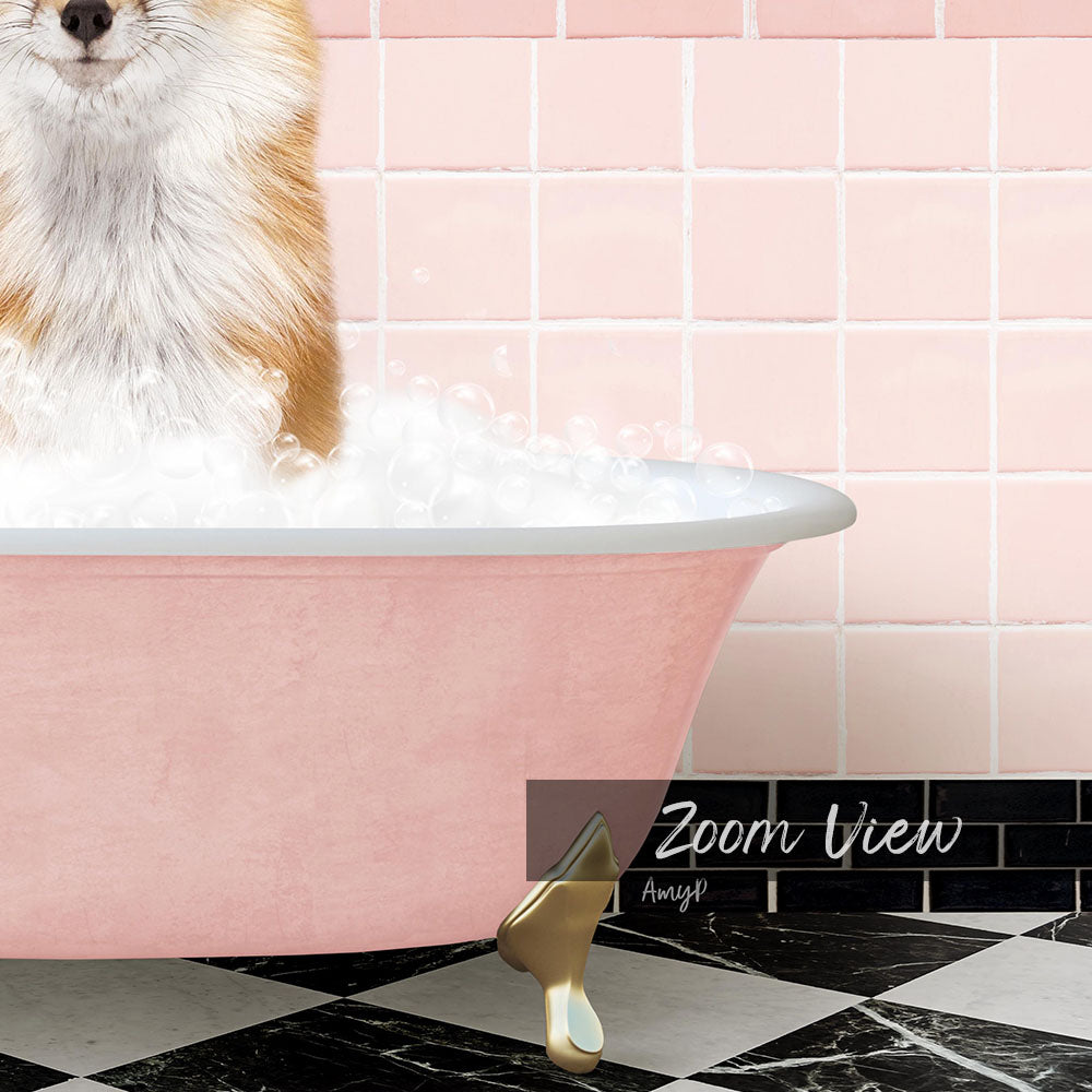 Fox in Pink Get Naked Bath