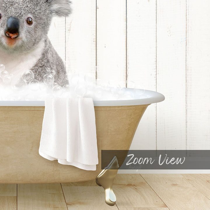 Koala Bear in Farmhouse Bath