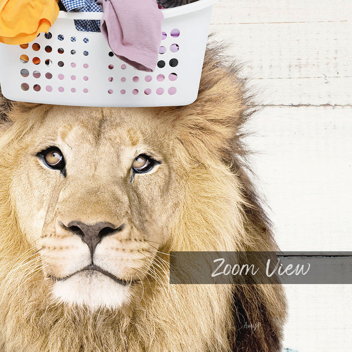 Lion Baskethead - Farmhouse Wall Funny Sayings