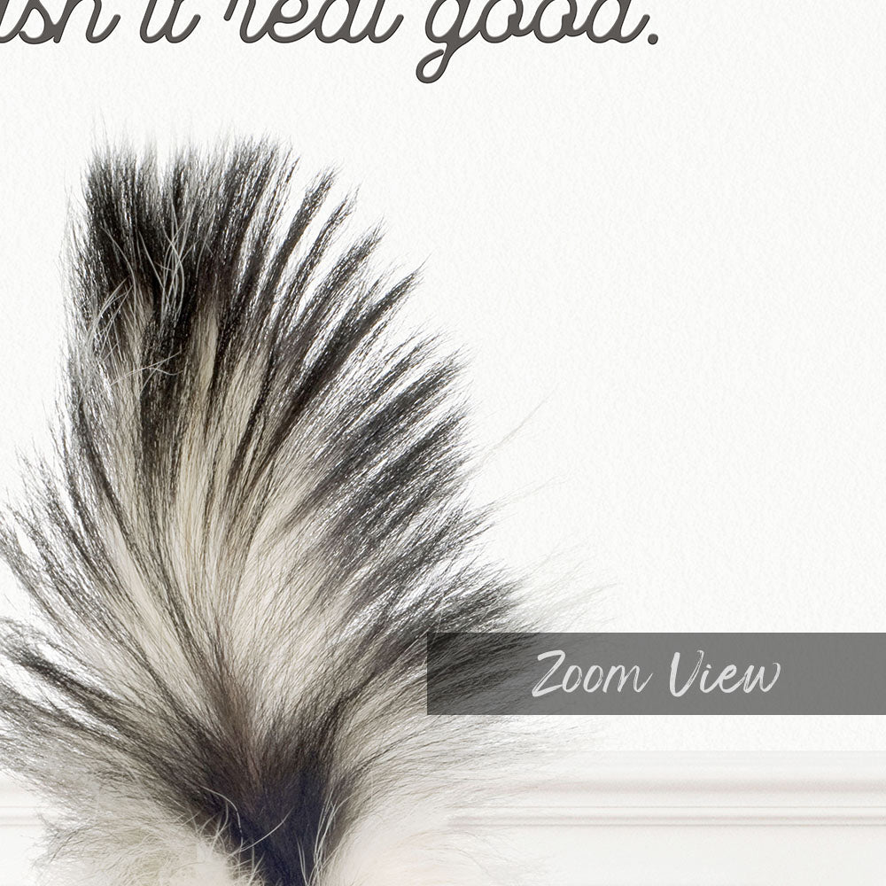 Skunk "Wash it real good" - Bathroom Simple White
