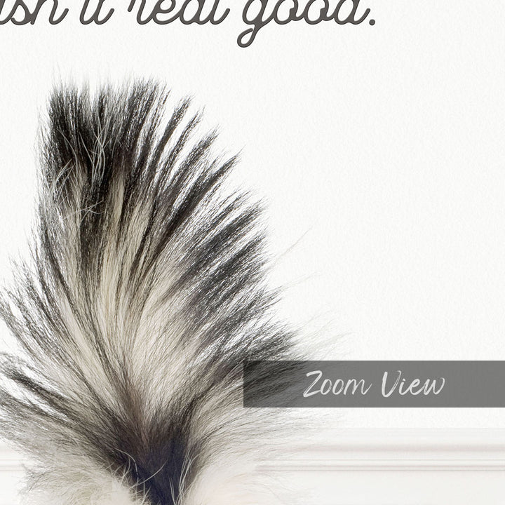 Skunk "Wash it real good" - Bathroom Simple White