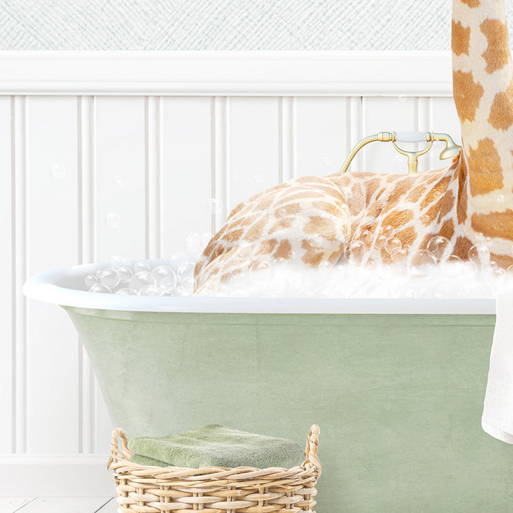 Giraffe in Cottage Green Bath