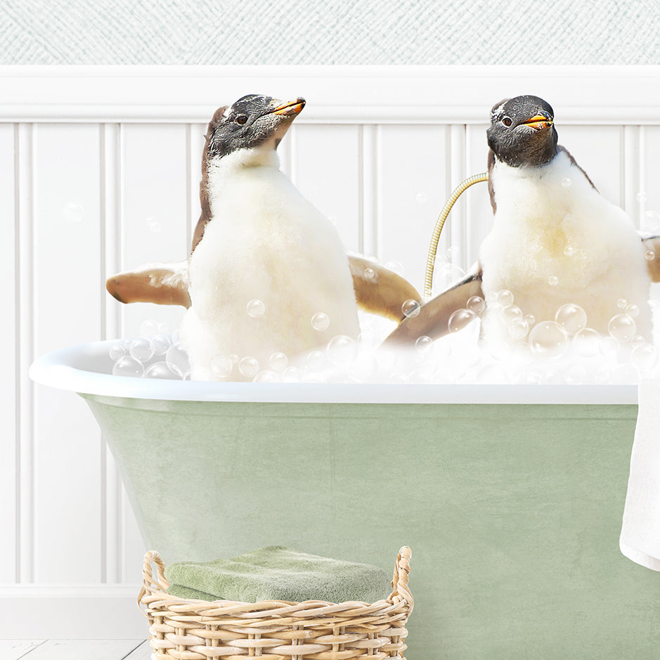 Penguins in Cottage Green Bath